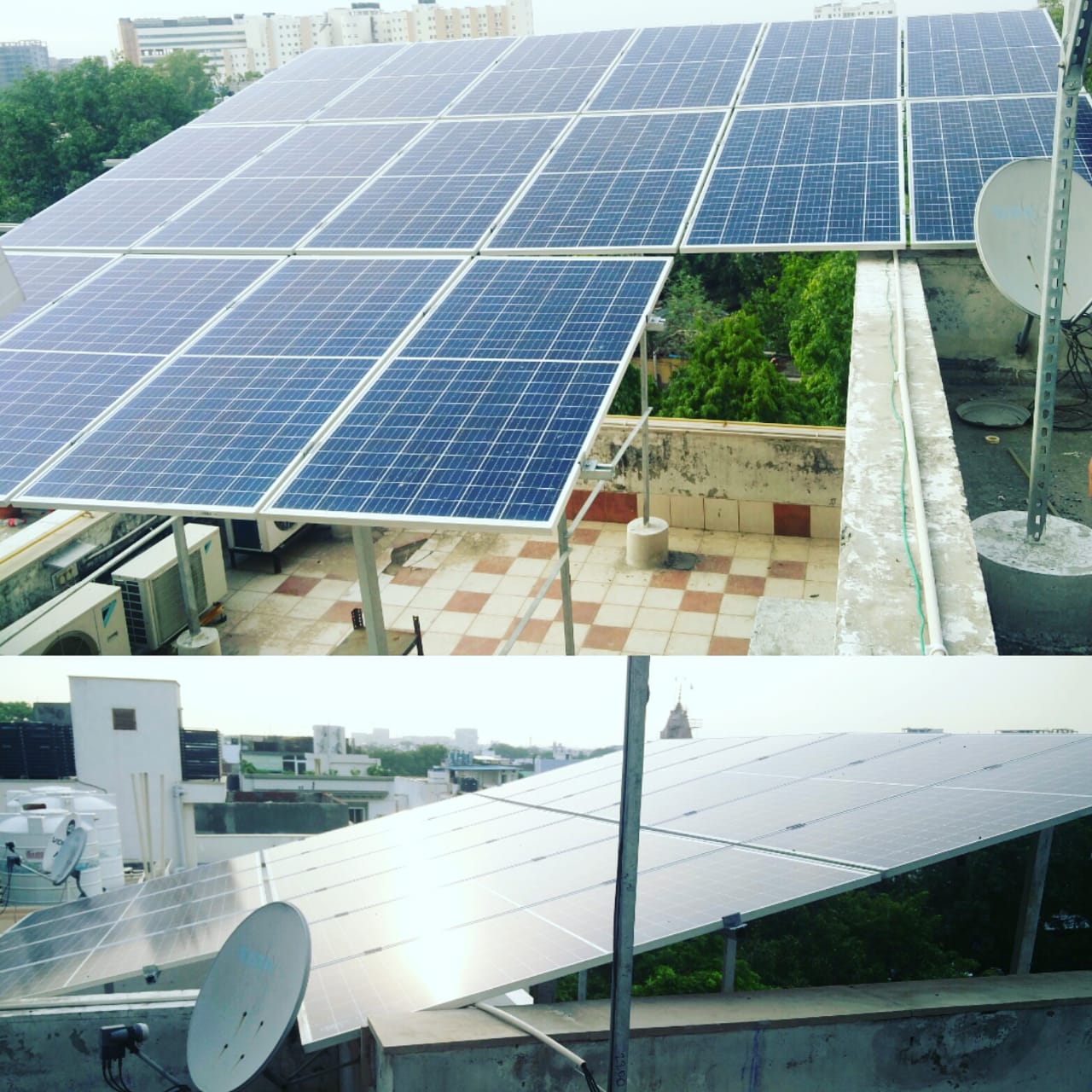 Singhania law firm 20kw elevated plant in green park new delhi